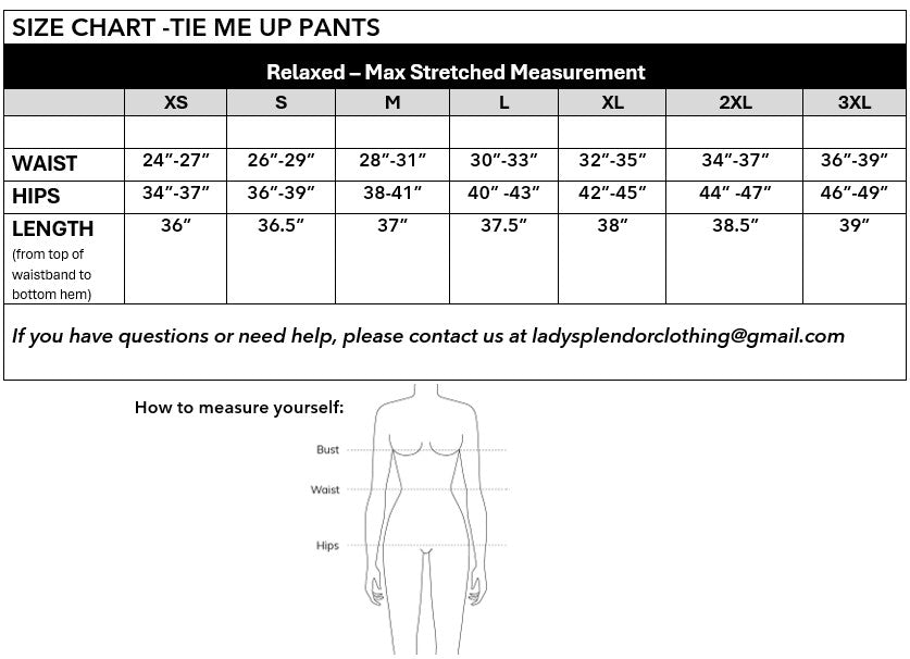 Tie Me Up Pants
